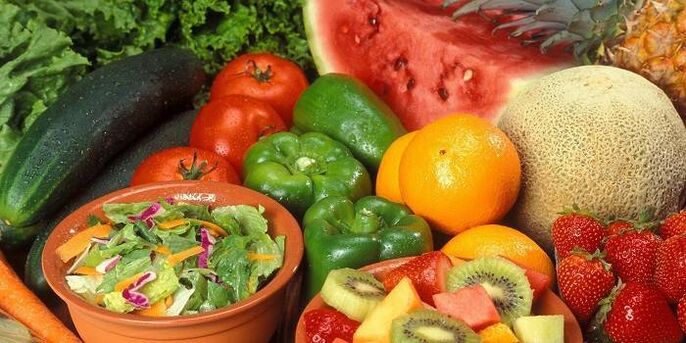 Gota frutas y verduras