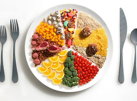 Ducan permite que los alimentos estén en el plato